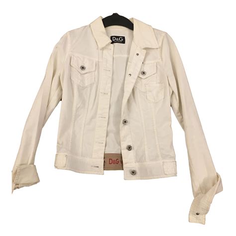 dolce gabbana jacket white|dolce and gabbana price range.